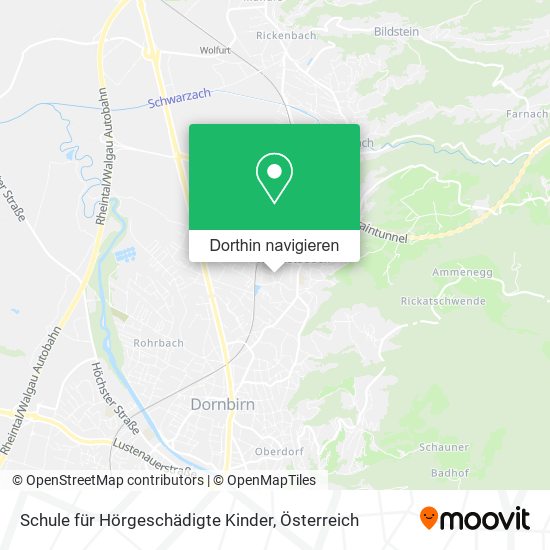 Schule für Hörgeschädigte Kinder Karte