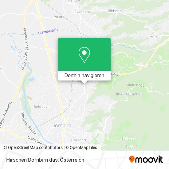 Hirschen Dornbirn das Karte