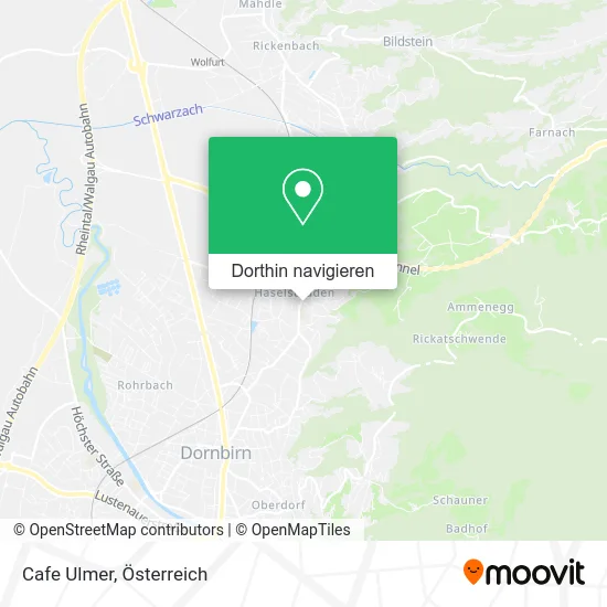 Cafe Ulmer Karte