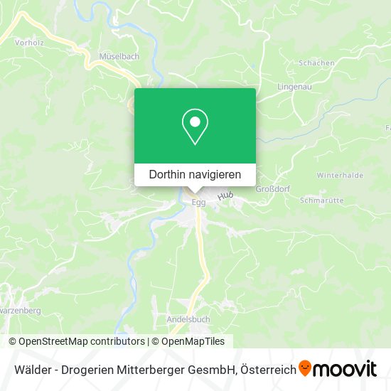 Wälder - Drogerien Mitterberger GesmbH Karte