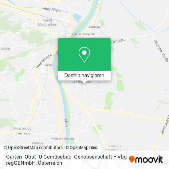 Garten- Obst- U Gemüsebau- Genossenschaft F Vbg regGENmbH Karte