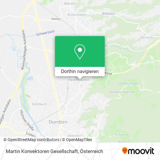 Martin Konvektoren Gesellschaft Karte