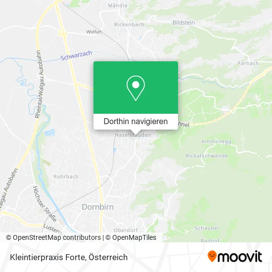 Kleintierpraxis Forte Karte