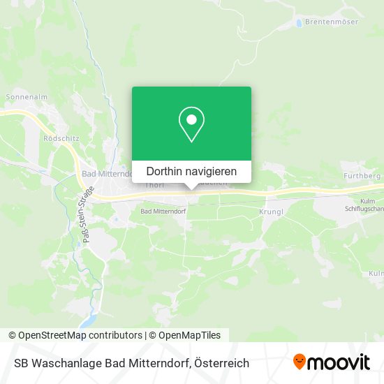 SB Waschanlage Bad Mitterndorf Karte