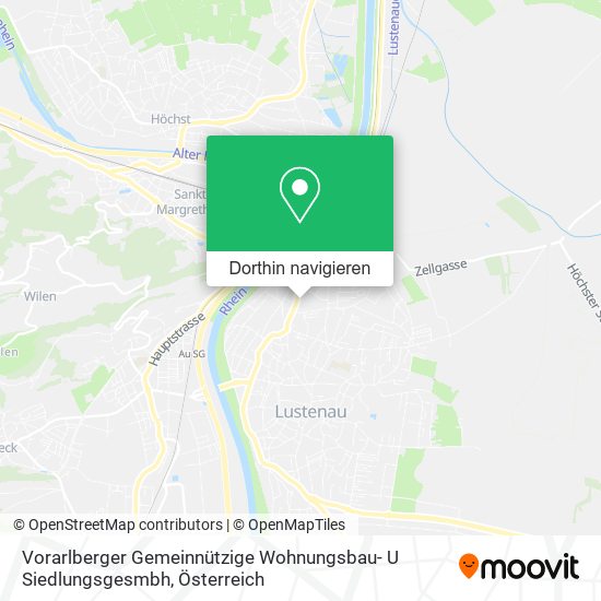 Vorarlberger Gemeinnützige Wohnungsbau- U Siedlungsgesmbh Karte