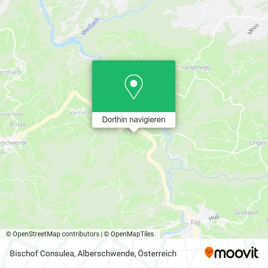 Bischof Consulea, Alberschwende Karte