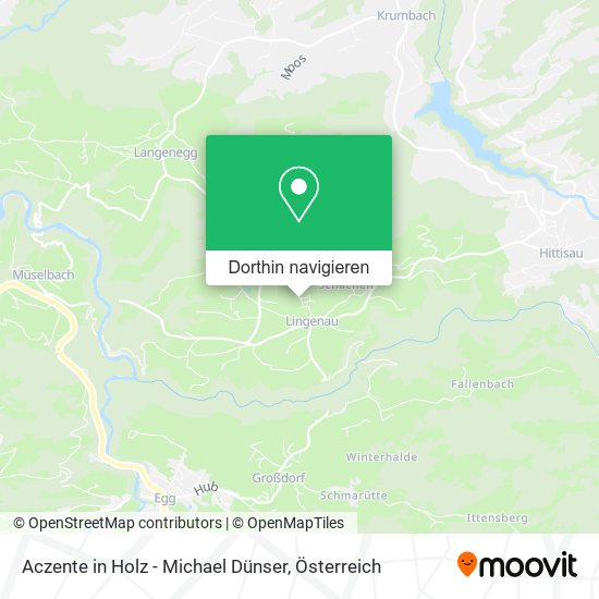 Aczente in Holz - Michael Dünser Karte