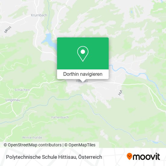 Polytechnische Schule Hittisau Karte