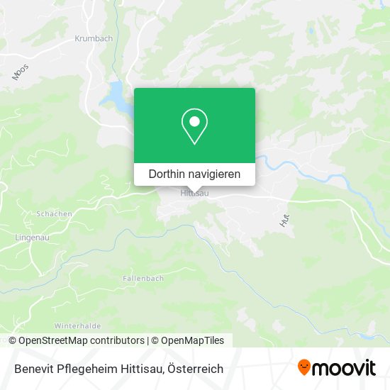 Benevit Pflegeheim Hittisau Karte