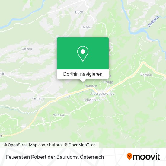 Feuerstein Robert der Baufuchs Karte