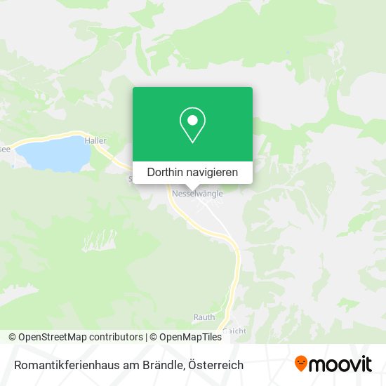 Romantikferienhaus am Brändle Karte