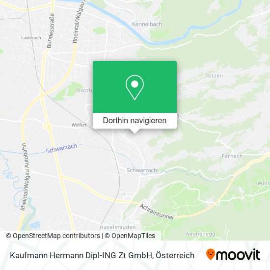 Kaufmann Hermann Dipl-ING Zt GmbH Karte