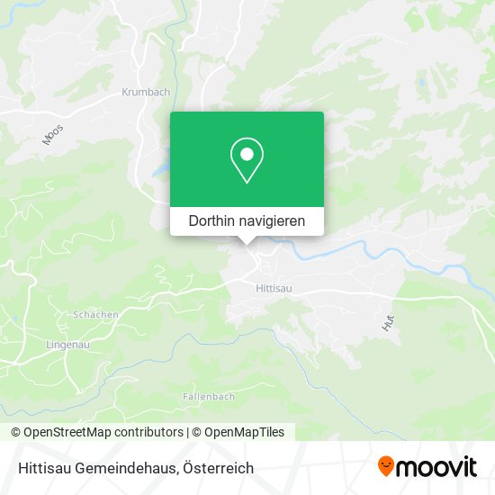 Hittisau Gemeindehaus Karte