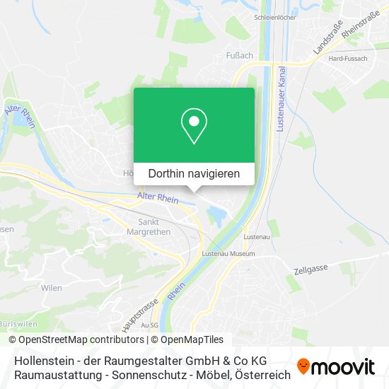 Hollenstein - der Raumgestalter GmbH & Co KG Raumaustattung - Sonnenschutz - Möbel Karte