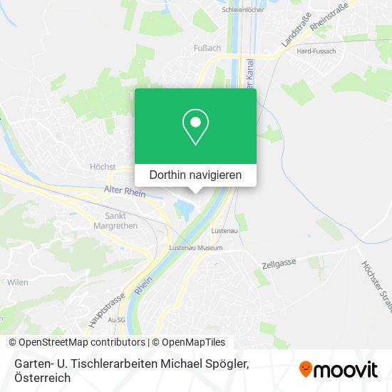 Garten- U. Tischlerarbeiten Michael Spögler Karte