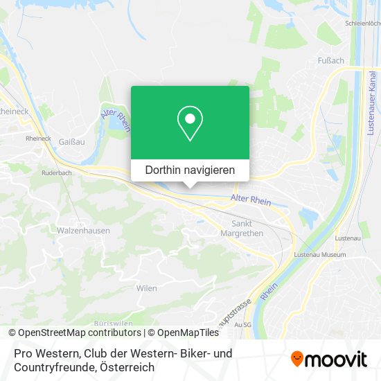 Pro Western, Club der Western- Biker- und Countryfreunde Karte