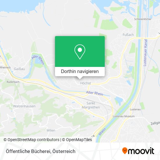 Öffentliche Bücherei Karte