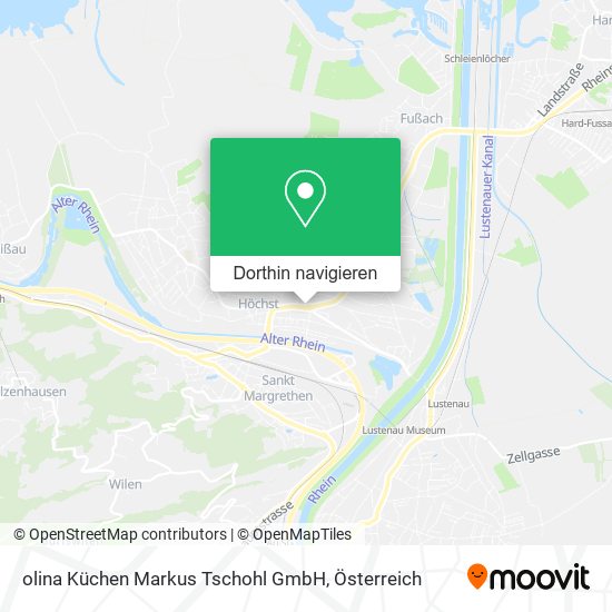 olina Küchen Markus Tschohl GmbH Karte