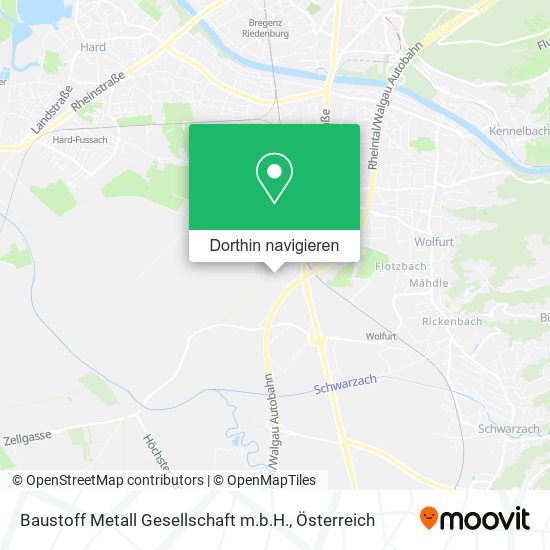 Baustoff Metall Gesellschaft m.b.H. Karte