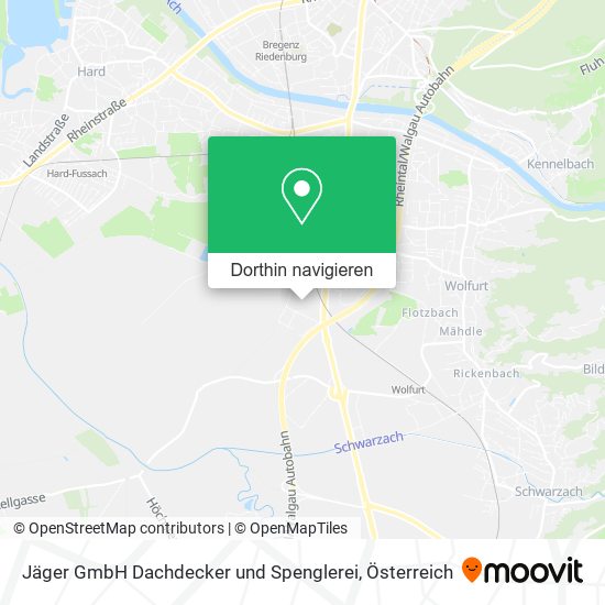 Jäger GmbH Dachdecker und Spenglerei Karte