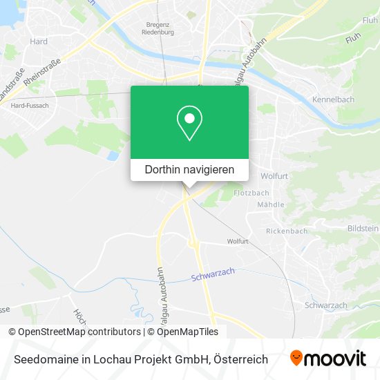 Seedomaine in Lochau Projekt GmbH Karte