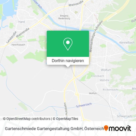 Gartenschmiede Gartengestaltung GmbH Karte