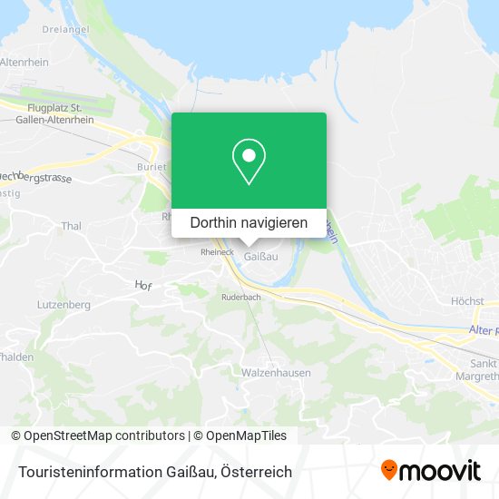 Touristeninformation Gaißau Karte