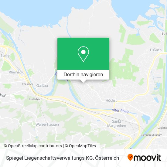 Spiegel Liegenschaftsverwaltungs KG Karte