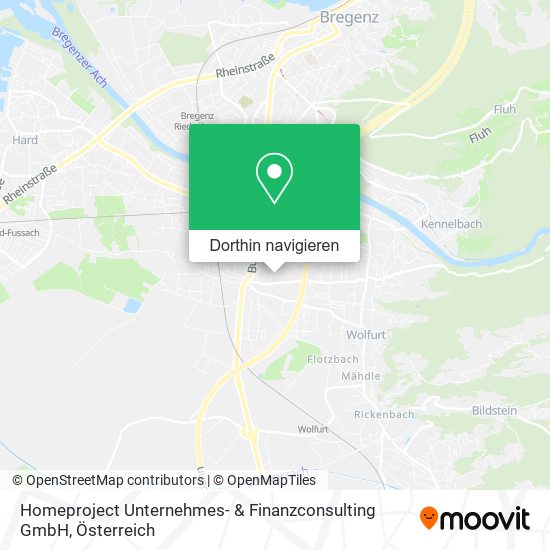 Homeproject Unternehmes- & Finanzconsulting GmbH Karte
