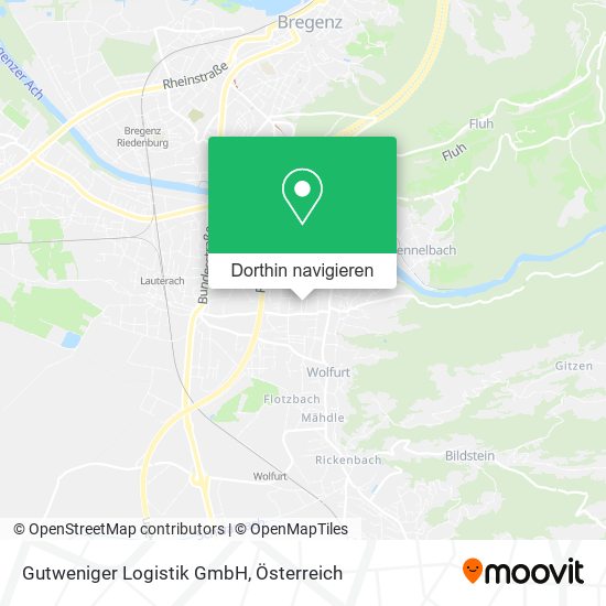 Gutweniger Logistik GmbH Karte