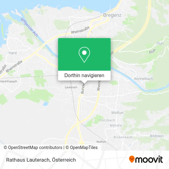 Rathaus Lauterach Karte