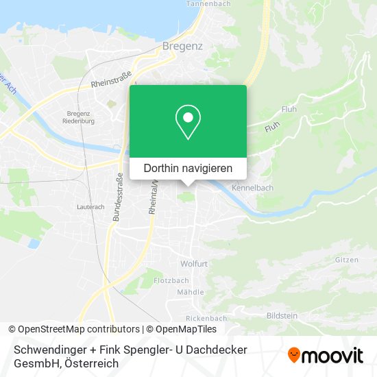 Schwendinger + Fink Spengler- U Dachdecker GesmbH Karte