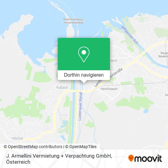 J. Armellini Vermietung + Verpachtung GmbH Karte