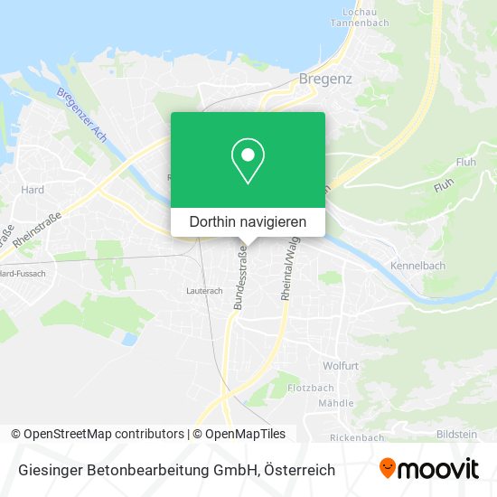 Giesinger Betonbearbeitung GmbH Karte