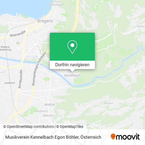Musikverein Kennelbach Egon Böhler Karte