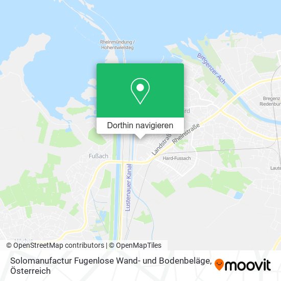Solomanufactur Fugenlose Wand- und Bodenbeläge Karte