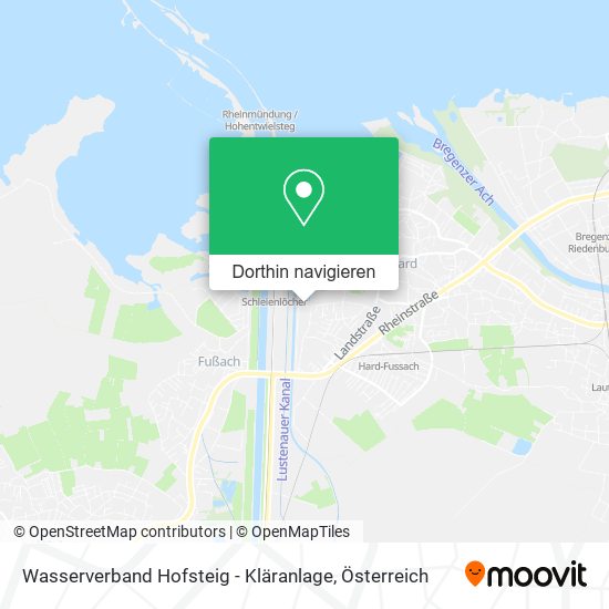 Wasserverband Hofsteig - Kläranlage Karte
