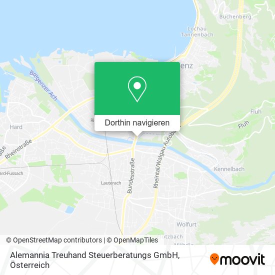 Alemannia Treuhand Steuerberatungs GmbH Karte