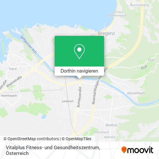 Vitalplus Fitness- und Gesundheitszentrum Karte