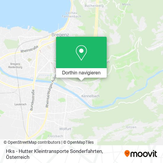 Hks - Hutter Kleintransporte Sonderfahrten Karte