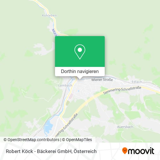 Robert Köck - Bäckerei GmbH Karte