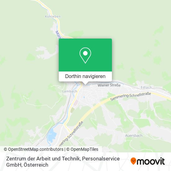 Zentrum der Arbeit und Technik, Personalservice GmbH Karte