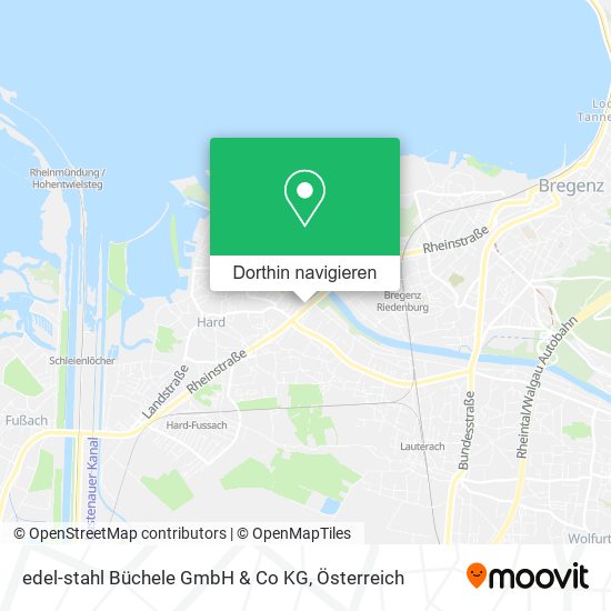 edel-stahl Büchele GmbH & Co KG Karte