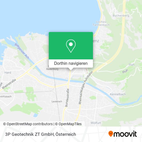 3P Geotechnik ZT GmbH Karte
