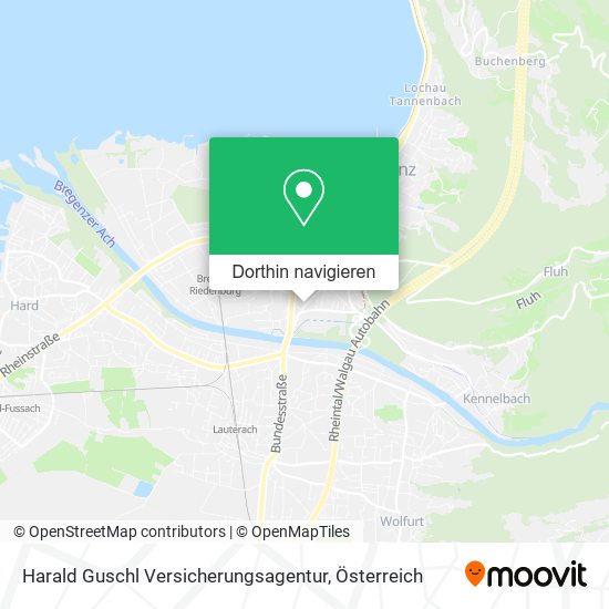 Harald Guschl Versicherungsagentur Karte