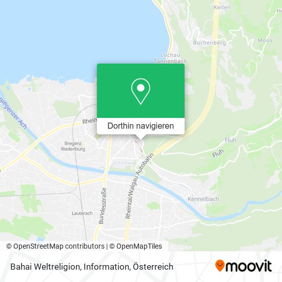 Bahai Weltreligion, Information Karte