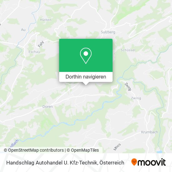 Handschlag Autohandel U. Kfz-Technik Karte