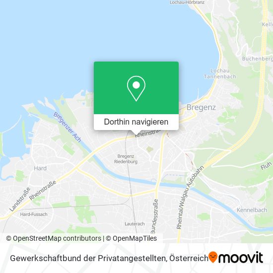 Gewerkschaftbund der Privatangestellten Karte