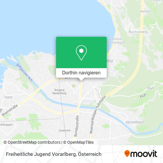 Freiheitliche Jugend Vorarlberg Karte
