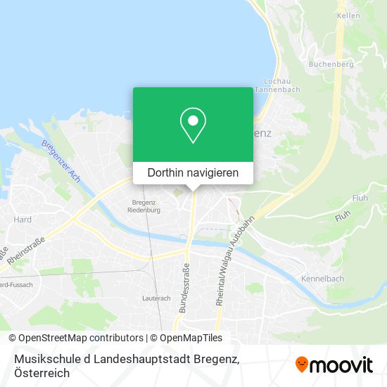 Musikschule d Landeshauptstadt Bregenz Karte